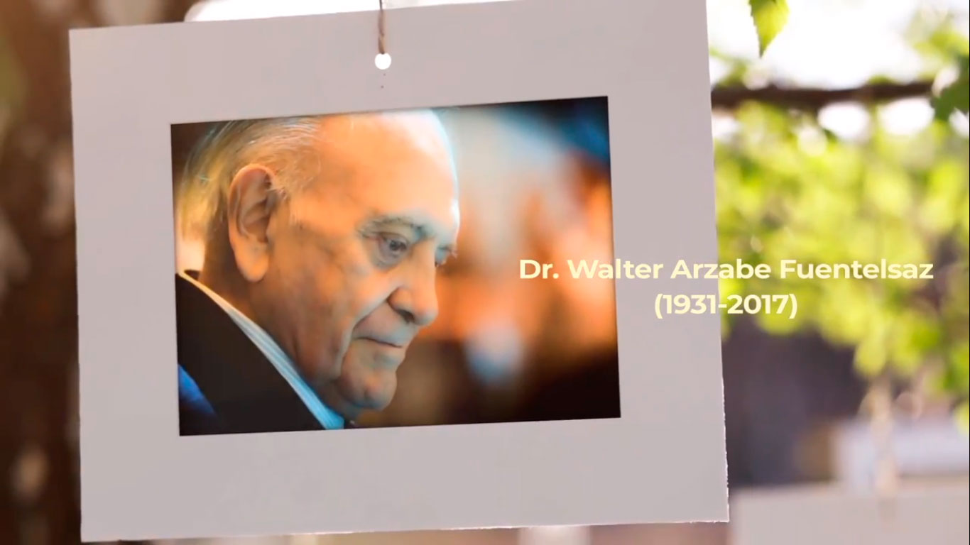 Homenaje del Dr. Walter Arzabe.